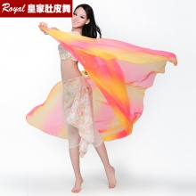 ROYAL SMEELA/皇家西米拉 肚皮舞2.4M*1.2M 仿真丝纱巾 9015