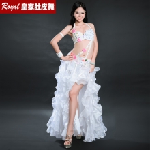 ROYAL SMEELA/皇家西米拉 肚皮舞演出服套装（文胸腰封臂环+裙子）Daria 系列 8602(WY8602+6027)